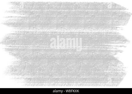 silver grey hand drawn oil paint zig zag brush stroke pattern on white  background Stock Illustration