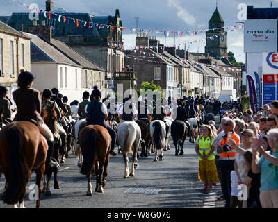 High Street in Lauder, Scottish Borders, Scotland, UK Stock Photo - Alamy