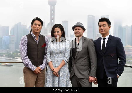 From left) South Korean-American actor Sung Kang, Chinese actress