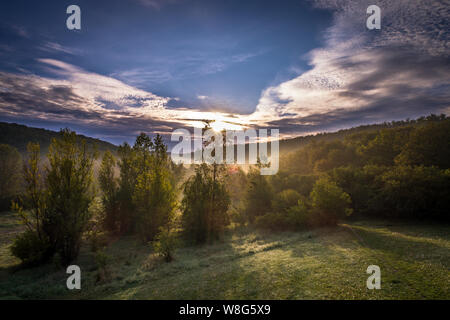 The Central Bohemian Region is an administrative unit of the Czech Republic, located in the central part of its historical region of Bohemia. Stock Photo