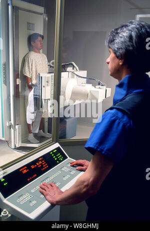 Medical professionals attending to patients Stock Photo