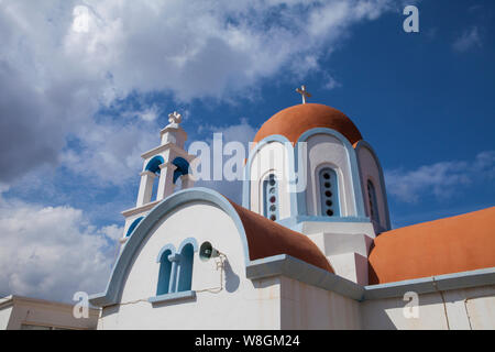 Image of Orthodox church in Crete, Greece Stock Photo