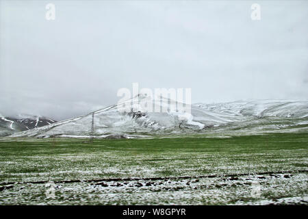 Zorats Karer, Karahunj - Ancient ruins in Armenia Stock Photo