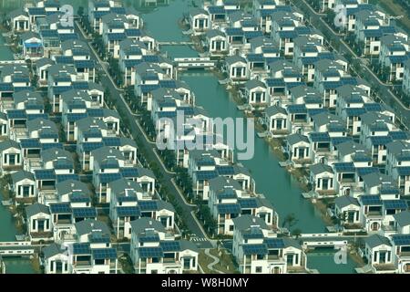 Aerial View Of Jiebei New Village In Danyang City East China S