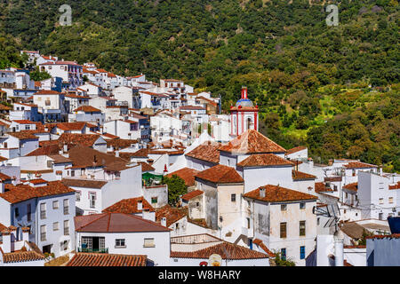 Benarraba white village in Malaga province, Andalusia, Spain in Europe Stock Photo