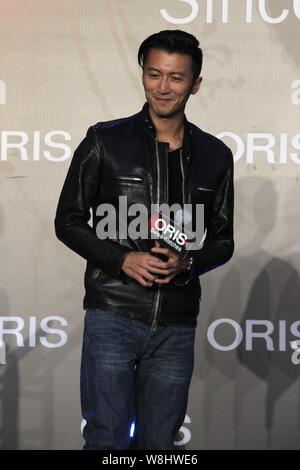 Hong Kong singer and actor Nicholas Tse smiles at a promotional