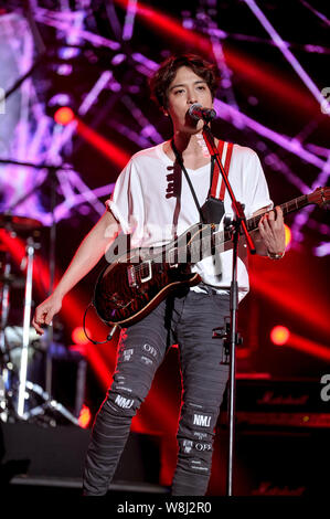 Singer Jung Yong-hwa of South Korean boy group CNBlue