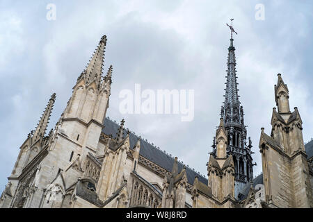 Amiens Cathedral: Roof view Stock Photo