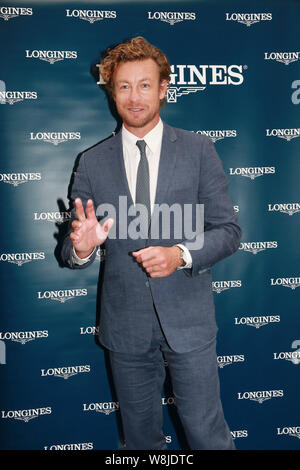 Australian actor Simon Baker Denny poses at the opening ceremony