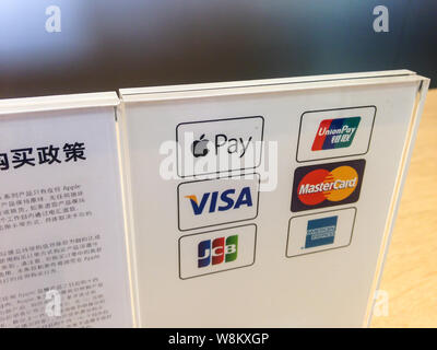 Visa, Mastercard, American Express, UnionPay, Diners Club international ...