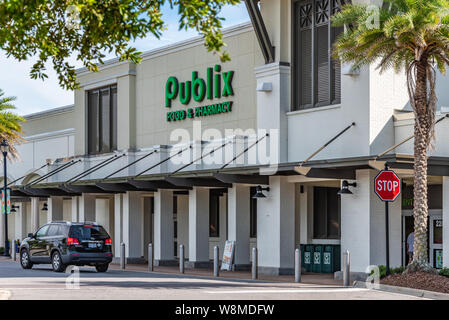 Publix Super Market in Ponte Vedra Beach, Florida. (USA) Stock Photo