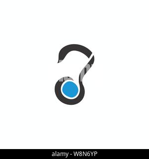 Ear Logo Template Stock Vector