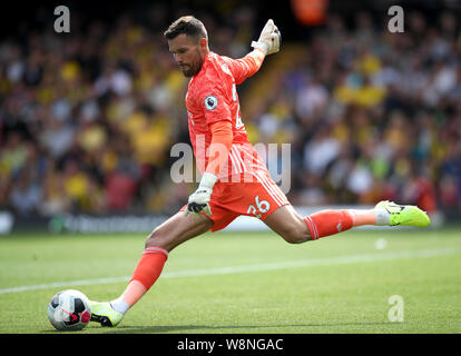 Ben Foster of Watford during the Premier League match between Crystal ...