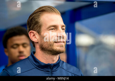 London, UK. 10th Aug, 2019. Jan Siewert manager of Huddersfield Town during the EFL Sky Bet Championship match between Queens Park Rangers and Huddersfield Town at The Kiyan Prince Foundation Stadium, London, England on 10 August 2019. Photo by Salvio Calabrese. Editorial use only, license required for commercial use. No use in betting, games or a single club/league/player publications. Credit: UK Sports Pics Ltd/Alamy Live News Stock Photo