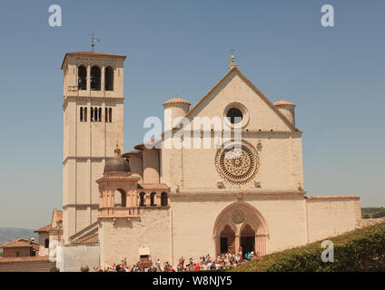 Basilica of Saint Francis of Assisi, Italy Stock Photo