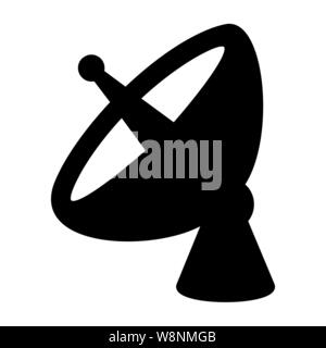 Satellite antenna icon Stock Vector