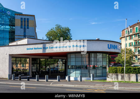 Headquarters of the United Nations High Commissionar for Refugees, UNHCR, Geneva, Switzerland Stock Photo
