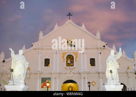 JULY 13, 2019-VIGAN PHILIPPINES : St. Paul Metropolitan Cathedral of Vigan in Ilocos Sur Philippines. One of the old catholic churches built in the Ph Stock Photo