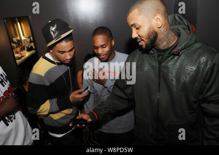 The Game Rapper Lax Rapper The Game backstage during his LAX Tour at Club Nokia on February ...
