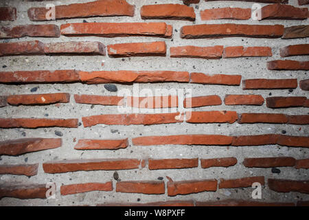 Red brick wall pattern background. Old brick texture Stock Photo