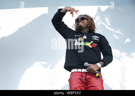 American rapper Gunna performing at Breakout Festival day 2 at the PNE Amphitheatre in Vancouver, BC on  June 16th, 2019 Stock Photo