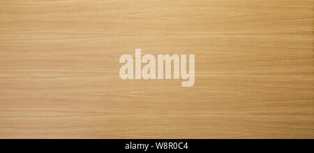 Light wood wooden panel background texture with attractive woodgrain pattern in a full frame view for a building material and interior decor Stock Photo