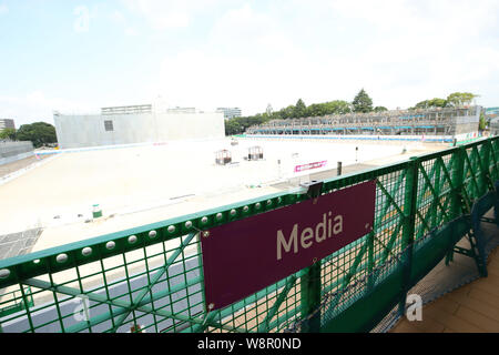 Tokyo, Japan. 11th Aug, 2019. General view Equestrian : READY STEADY TOKYO - Equestrian at Equestrian Park (Baji Koen) in Tokyo, Japan . Credit: Yohei Osada/AFLO SPORT/Alamy Live News Stock Photo