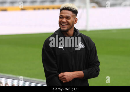 Newcastle upon Tyne, UK. 11th August, 2019. Newcastle United's Joelinton arrives before the Premier League match between Newcastle United and Arsenal at St. James's Park, Newcastle on Sunday 11th August 2019. (Credit: Steven Hadlow | MI News) Editorial use only, license required for commercial use. Photograph may only be used for newspaper and/or magazine editorial purposes Credit: MI News & Sport /Alamy Live News Stock Photo