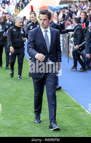 London, UK. 10th Aug, 2019. Everton Manager Marco Silva during the Premier League match between Crystal Palace and Everton at Selhurst Park, London, England on 10 August 2019. Photo by Ken Sparks. Editorial use only, license required for commercial use. No use in betting, games or a single club/league/player publications. Credit: UK Sports Pics Ltd/Alamy Live News Stock Photo