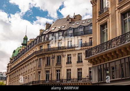 Typical mansions and villas in Paris - Paris street photography Stock Photo