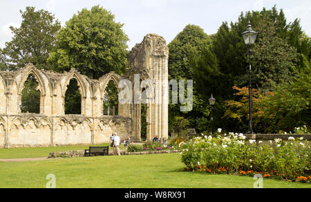 St Mary's Abbey, ruin, in the  Museum gardens, York