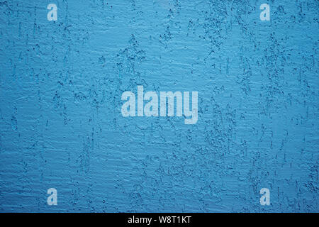 Blue cement wall,Rough surface look like blue sand.Background texture design. Old light blue cement texture and background Stock Photo