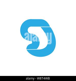 simple geometric clear simple design concept for your logo or icon business Stock Vector