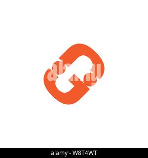 simple geometric clear simple design concept for your logo or icon business Stock Vector