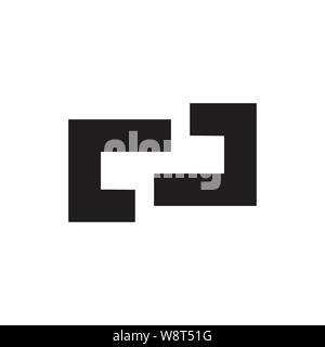 simple geometric vector design concept Stock Vector