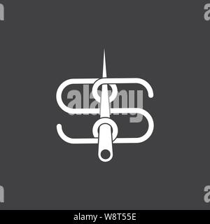 unique unusual simple design icon logo vector for your business Stock Vector