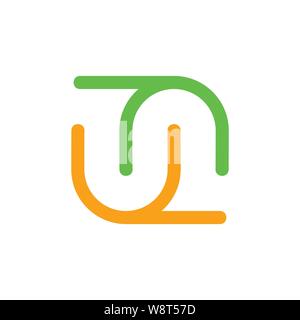 simple geometric vector design concept Stock Vector
