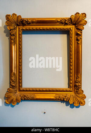 empty frames on wall Stock Photo