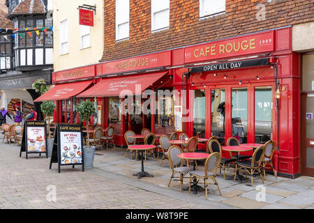 Branch of Cafe Rouge restaurant chain Stock Photo