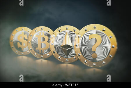 Cryptocurrency - What is the next BIG thing? Stock Photo