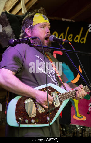 Hen Ogledd live at Supernormal Festival 2019. Brazier's Park, Oxfordshire. Stock Photo