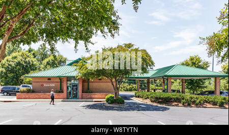 SHELBY, NC, USA-9 AUGUST 2019: Bank OZK, formerly  Bank of the Ozarks.  There are more than 250 locations, mostly in the southeastern US. Stock Photo