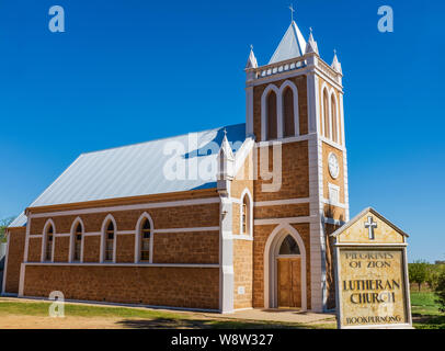 Historic Lutheran church located at Bookpurnong South Australia, Australia Stock Photo