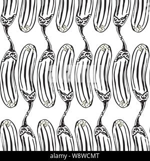 Ethnic style fabric print. Vector graphics. Egglpant pattern Stock Vector