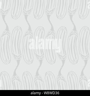 Ethnic style fabric print. Vector graphics. Grey background Stock Vector