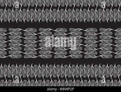 Ethnic style fabric print. Vector graphics. Horizontal and vertical direction Stock Vector