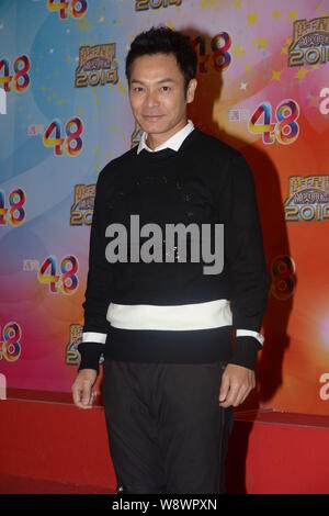 Hong Kong actor Roger Kwok Chun-on poses at a press conference for the ...