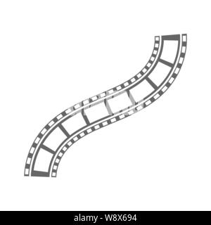 Movie reel template. Blank vintage film strip Stock Vector Image & Art -  Alamy