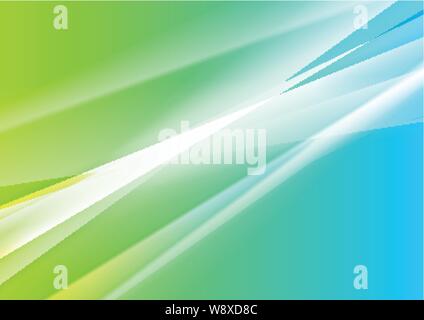 Bright green blue abstract modern gradient vector background Stock Vector