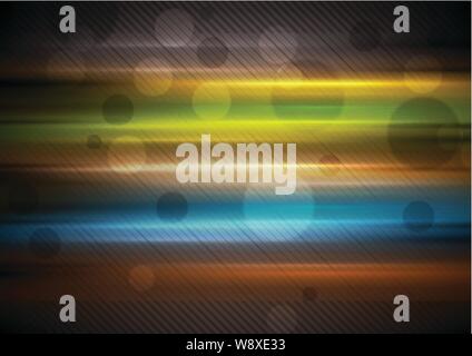 Colorful glowing stripes abstract modern background. Vector design Stock Vector